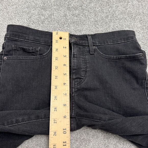 Levi's 311 Shaping Skinny Denim Jeans Womens 27x30 Black Mid Rise Casual Stretch - Picture 13 of 16